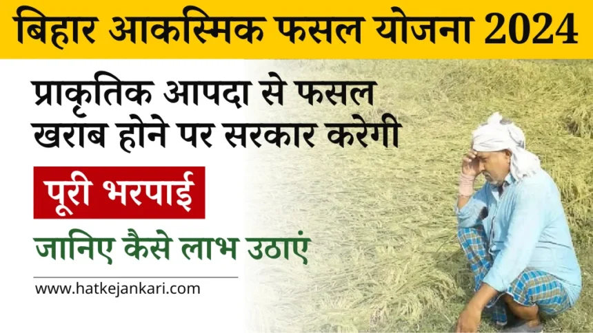 Bihar Akasmik Fasal Yojana 2024
