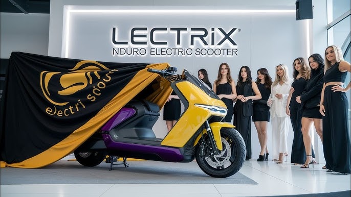 Lectrix Nduro electric scooter with 100KM range