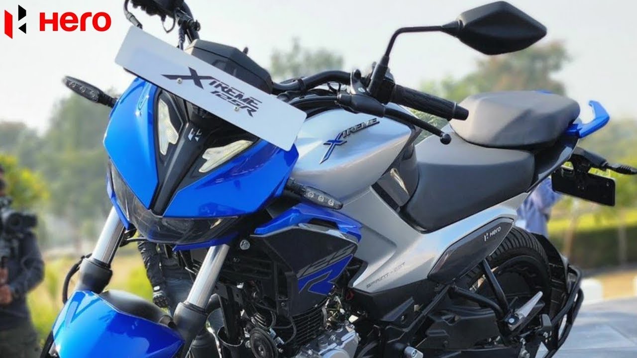 New Hero Xtreme 125R sport bike with black spot look